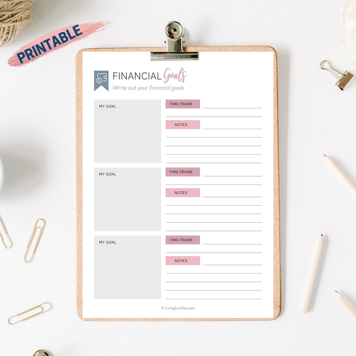 Printable Financial Planner – Shop AngelGrace