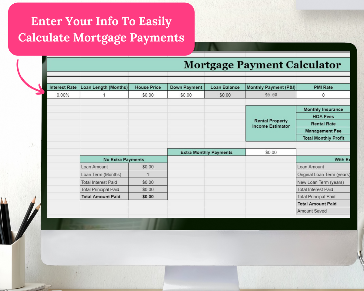 Home & Land Mortgage Calculator Living Low Key